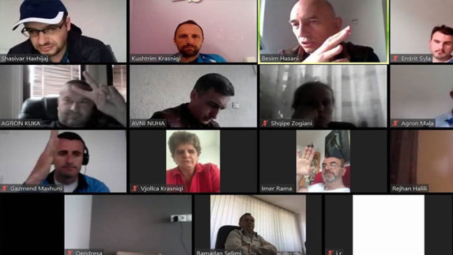 Bordi Ekzekutiv i KOK-ut mbajti mbledhjen online