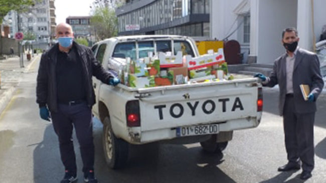 Haliti: Janë ndihmuar mbi 2500 familje me mbi 4000 pako ushqimore e higjienike