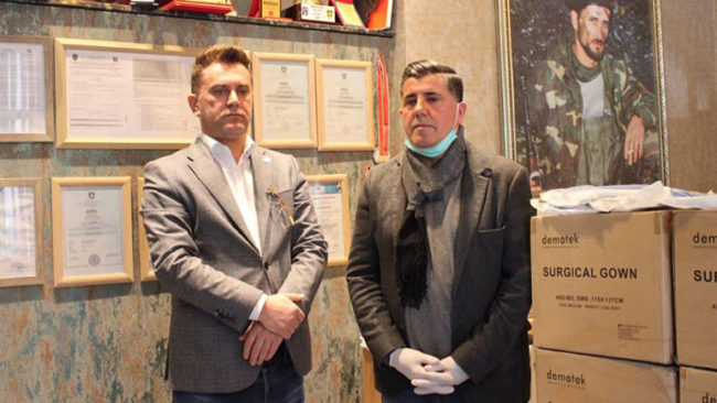 Haziri e falënderon kompaninë AR Katana për kontigjentin e katërt të ndihmave kundër Covid-19