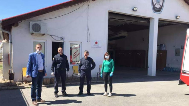 Zjarrëfikësit e Kamenicës të mobilizuar për të dhënë kontribut në parandalimin e përhapjes së COVID-19