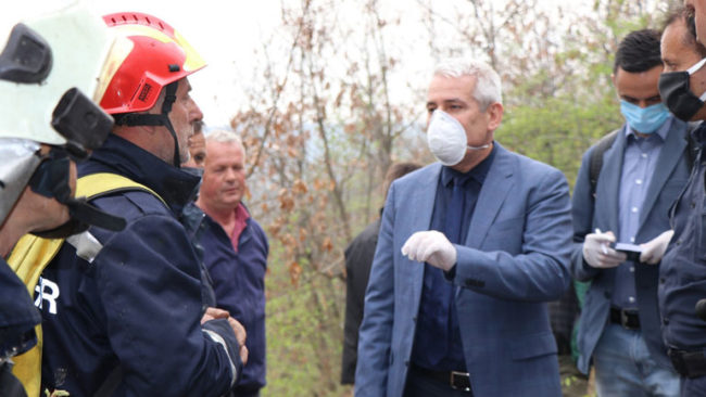 U.D Ministri Sveçla vizitoi Njësinë Profesionale të Zjarrfikësve dhe Shpëtimit në Viti