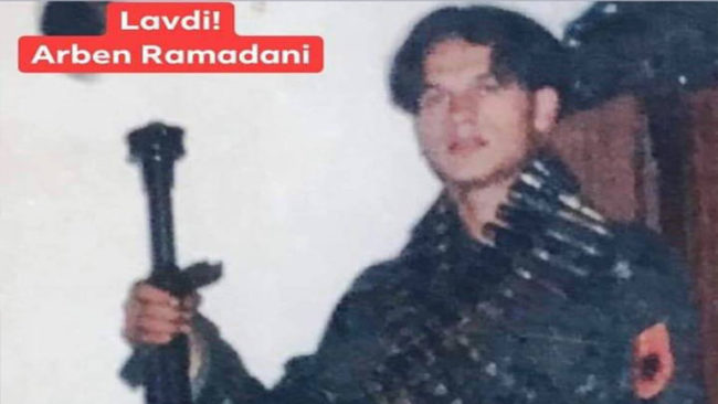 U përkujtua në 20 vjetorin e rënies, dëshmori Arben Ramadani