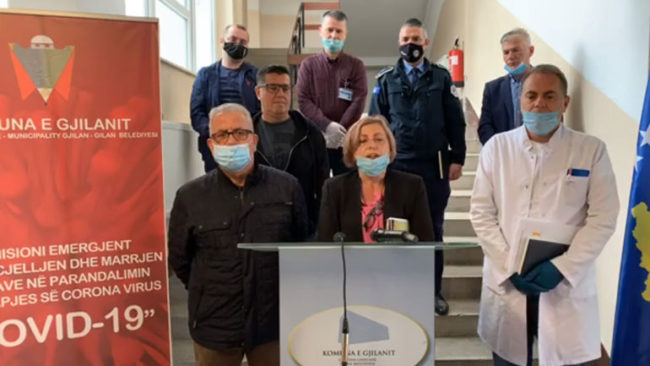 Komiteti Emergjent në Gjilan i lumtur që lakorja e infeksionit me Covid-19 po shkon drejt zeros