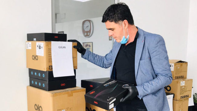 ​Gjilani pranon laptopë, donacion për shkollat në zonat rurale dhe ato profesionale