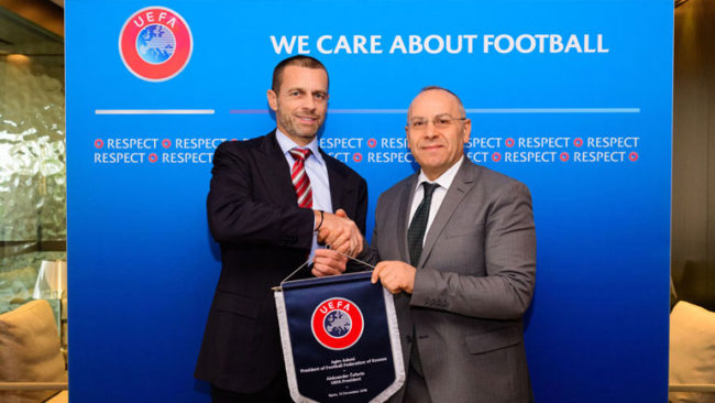 Mesazh urimi i presidentit Ademi për 4-vjetorin e pranimit në UEFA