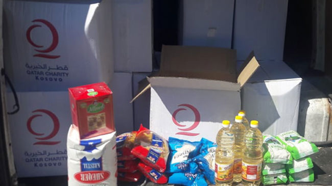 “Qatar Charity” ndihmon 200 familje me pako ushqimore