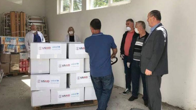 QKMF në Viti ka pranuar një donacion nga UNICEF dhe USAID