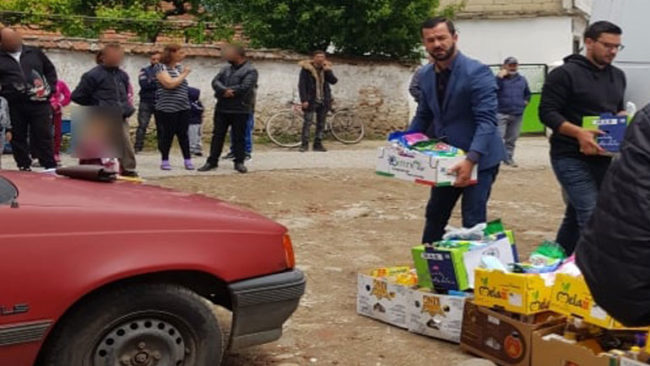 Ndihmohen 140 familje me pako ushqimore dhe higjienike