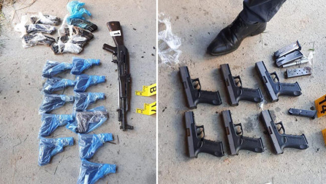 Policia e Kosovës sekuestron mbi 40 armë gjatë një operacioni policor (FOTO)