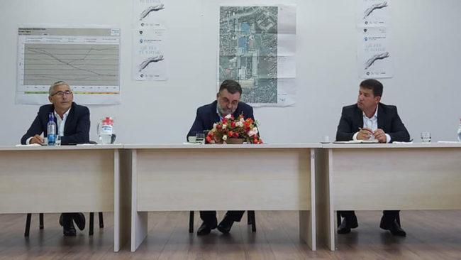Ministri i Ekonomisë dhe Ambientit, Blerim Kuqi dhe zëvendesministri Rexhep Kadriu vizituan KRU “Hidromorava”