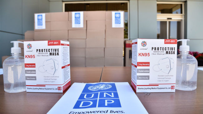 UNDP dhuroi pajisje mbrojtëse për Ministrinë e Punëve të Brendshme