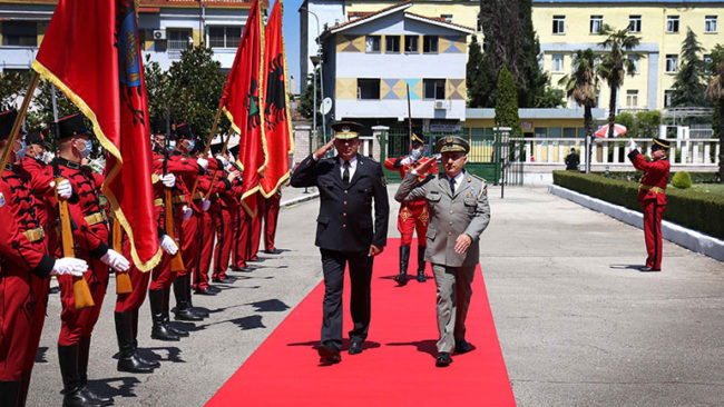 Komandanti i FSK-së gjenerallejtënant Rrahman Rama në vizitë zyrtare në Republikën e Shqipërisë