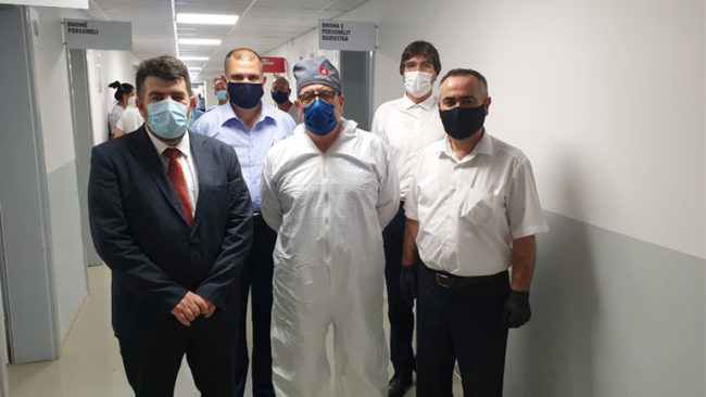 Kryetari i KBI-së në Gjilan vizitoi Spitalin Regjional të Gjilanit për Kurban Bajram