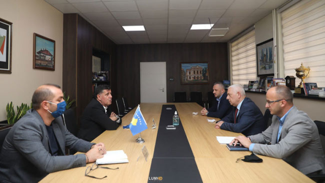 Kreu i Gjilanit, Lutfi Haziri pret në takim kryetarin e Bujanocit, Nagip Arifi