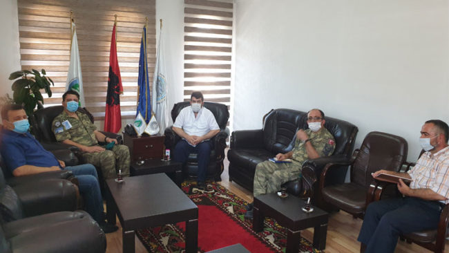 Komandanti i LMT Kibik, vizitoi Këshillin e Bashkësisë Islame në Gjilan