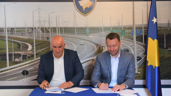 Abrashi e Haliti, memorandum bashkëpunimi për ndërtimin e rrugës Viti-Kerbliq-Kaçanik