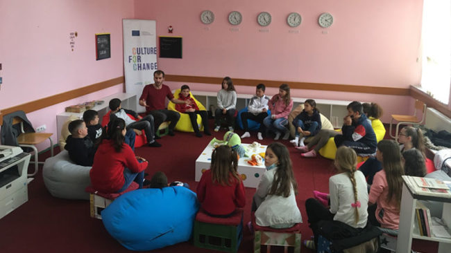 Mbahet aktivitet për nxënësit në kuadër të projektit “Culture For Change”