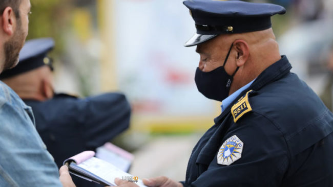 Policia e Rajonit të Gjilanit: Brenda javës 796 gjoba në bazë të ligjit Covid-19