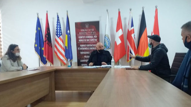 Kryetari Haliti priti në takim përfaqësuesit e Caritas Kosova