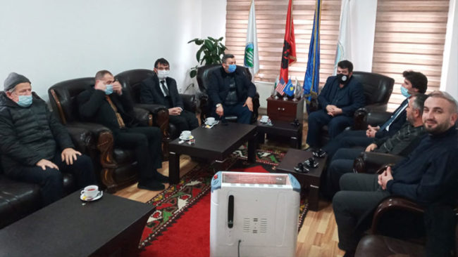 Kryetari i KBI-së në Gjilan, Naim ef Aliu priti në takim Drejtorin e Shoqatës ” Istanbul” Ismail Selim