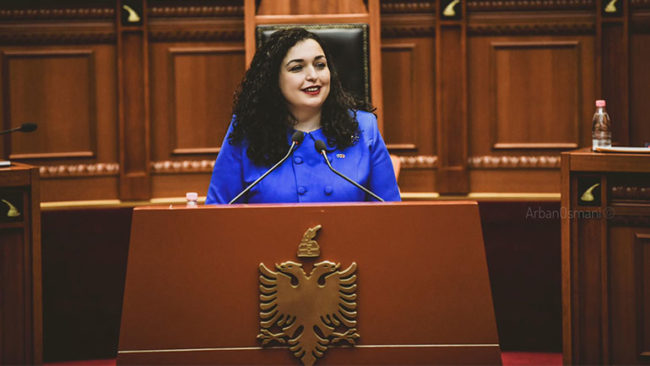 Osmani iu është adresuar deputetëve të Kuvendit të Shqipërisë