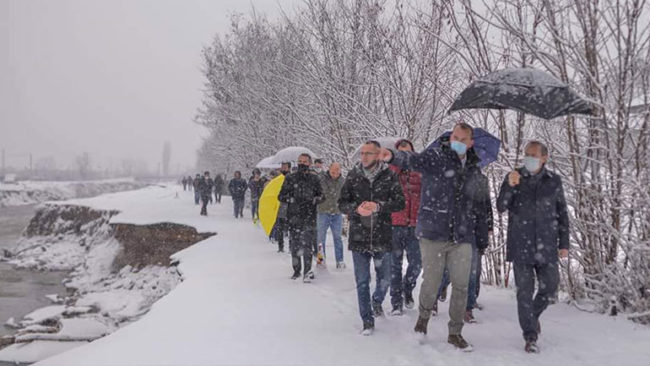 Kastrati dhe Hoti diskutojnë për gjendjen në Kamenicë pas situatës së krijuar nga vërshimet
