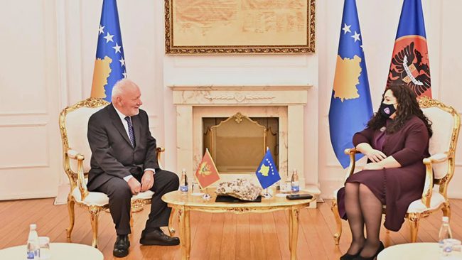 U.d. Presidentja Osmani priti në takim lamtumirës ambasadorin Dinosha