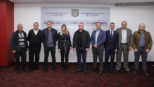 Enver Krasniqi u zgjodh kryetar i ri i Federatës së Boksit të Kosovës