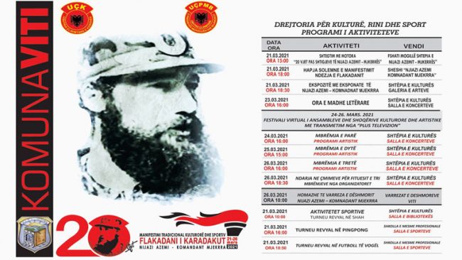 Të dielën në Viti u hap Manifestimi Tradicional Kulturor e Sportiv “Flakadani i Karadakut 2021”