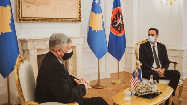 U.d. Presidenti Konjufca priti në takim ambasadorin amerikan Philip Kosnett