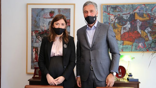 Kryeprokurori Lumezi dhe Ministrja Haxhiu diskutojnë për bashkëpunimin ndër-institucional
