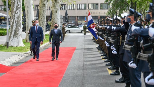 Ministri Mehaj u prit nga homologu i tij kroat, ministri Banožić