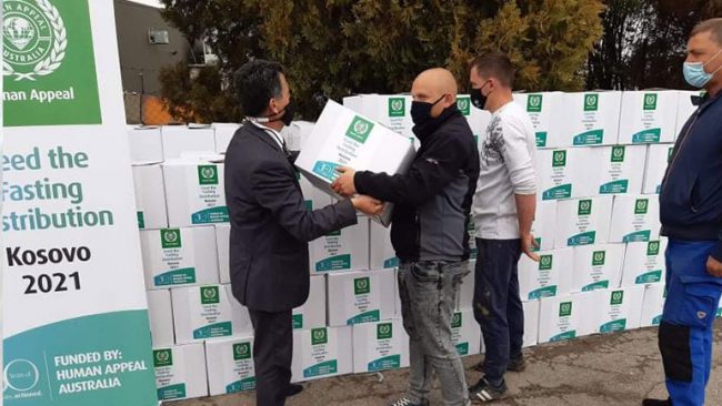 Komuna e Vitisë pranon 219 pako  ushqimore nga Organizata “Human Appeal Australia”