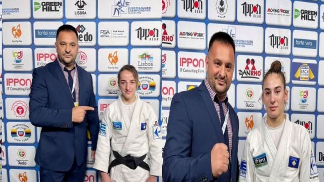 Vazhdon suksesi i xhudistëve kosovare, Distria Krasniqi e artë, Nora Gjakova e bronztë