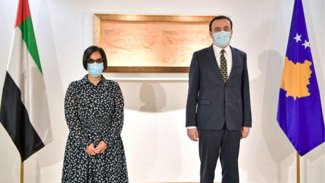 Kryeministri Kurti takon ambasadoren e Emirateve të Bashkuara Arabe në Kosovë
