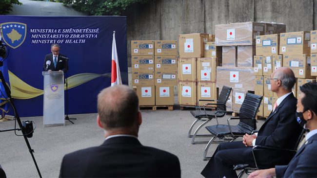 MSH pranon pajisje mjekësore nga Qeveria Japoneze në përkrahje të ngritjes së kapaciteteve spitalore në përballjen me COVID-19