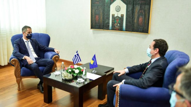 Kryetari i Athinës përsëriti mbështetjen e Greqisë në procesin e liberalizimit të vizave për Kosovën