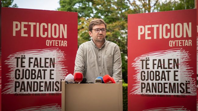 PSD me peticion për zyrtarizmin e Projektligjit për faljen e gjobave të pandemisë Covid -19