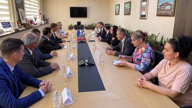 Haziri pret delegacionin gjerman, bisedohet bashkëpunim ndër-komunal dhe shkëmbim të studentëve