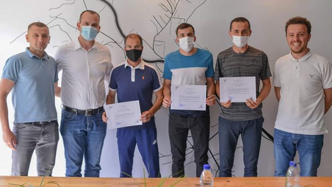 Letër falënderim për Klubin e Atletikës “Rogana”, si dhe atletët Musa Hajdari dhe Astrit Kryeziu
