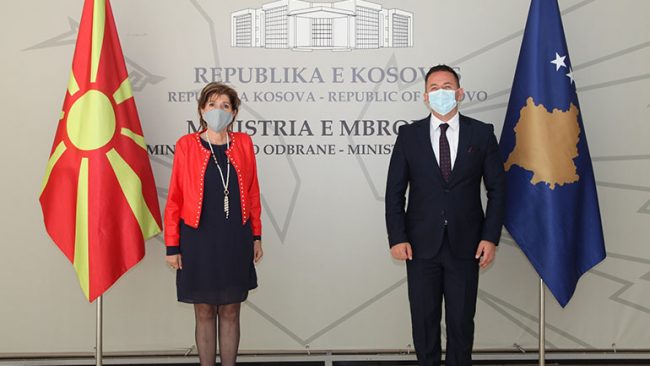 Ministri Mehaj priti në takim ambasadoren e Maqedonisë së Veriut në Kosovë, Shpresa Jusufi