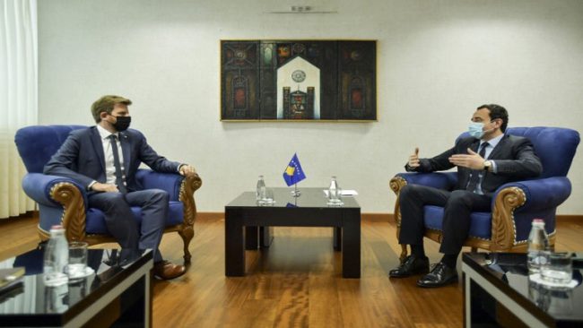Kurti priti në takim drejtorin rajonal të Komitetit Ndërkombëtar të Kryqit të Kuq, Martin Schüepp