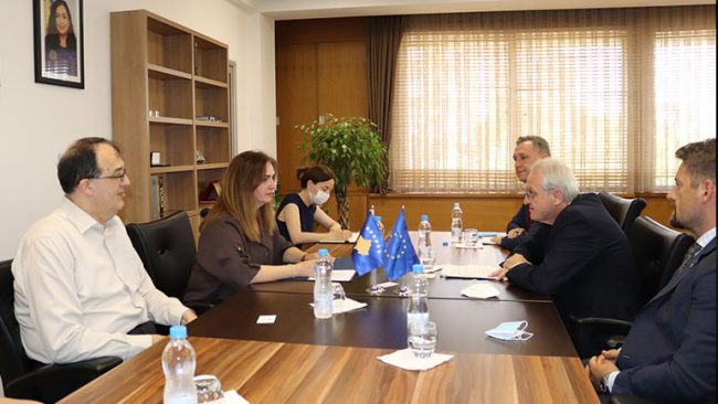 Ministrja Nagavci priti nënkryetarin e Parlamentit Evropian, Rainer Wieland