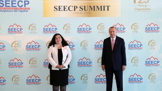 Presidentja Osmani e përmbylli vizitën në Turqi