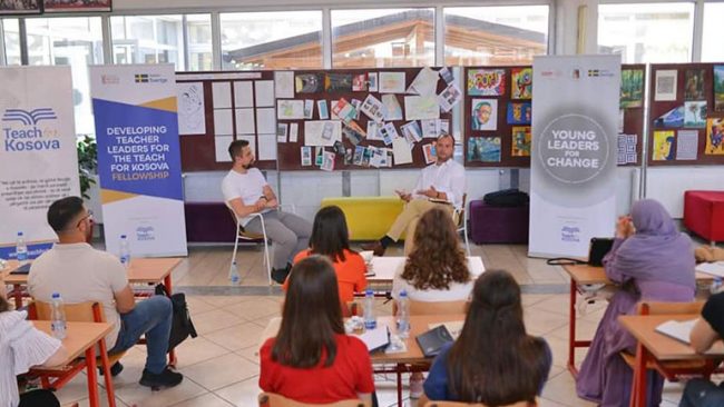 Kryetari Kastrati folës në Institutin Veror të Teach for Kosova