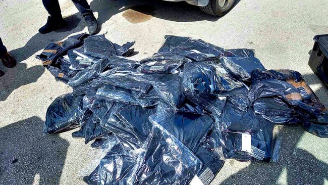 Policia kufitare parandalon kontrabandën e mallrave në Pikën Kufitare, Jarinje