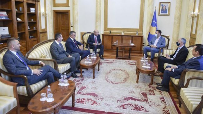 Kryekuvendari Konjufca priti në takim delegacionin e Kongresit Pan-Shqiptar Amerikan