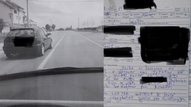 Identifikohet vozitësi i cili rrezikon komunikacionin me tejkalim në vijë të plotë