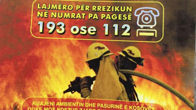 Policia inkurajon qytetarët t’i denoncojnë ata që ndezin zjarre në ambiente të hapura