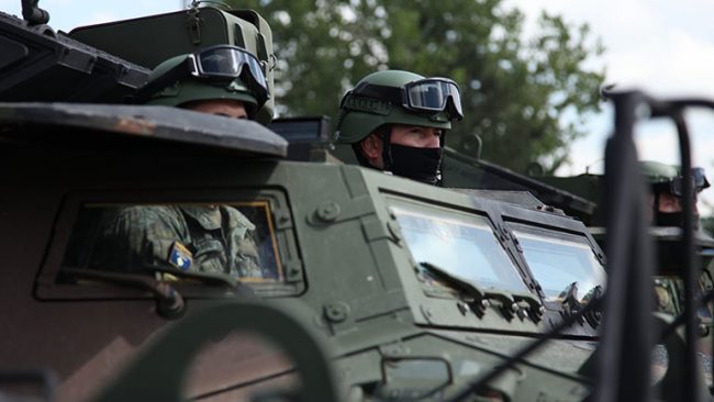 U mbajt ceremonia e pranimit-dorëzimit të donacionit të SHBA-së me automjete taktike të tipit ASV